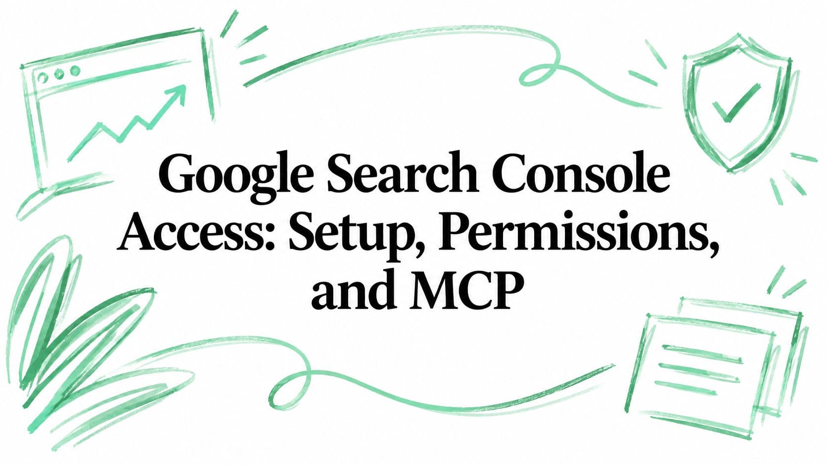 Google Search Console Access: Setup, Permissions, and MCP