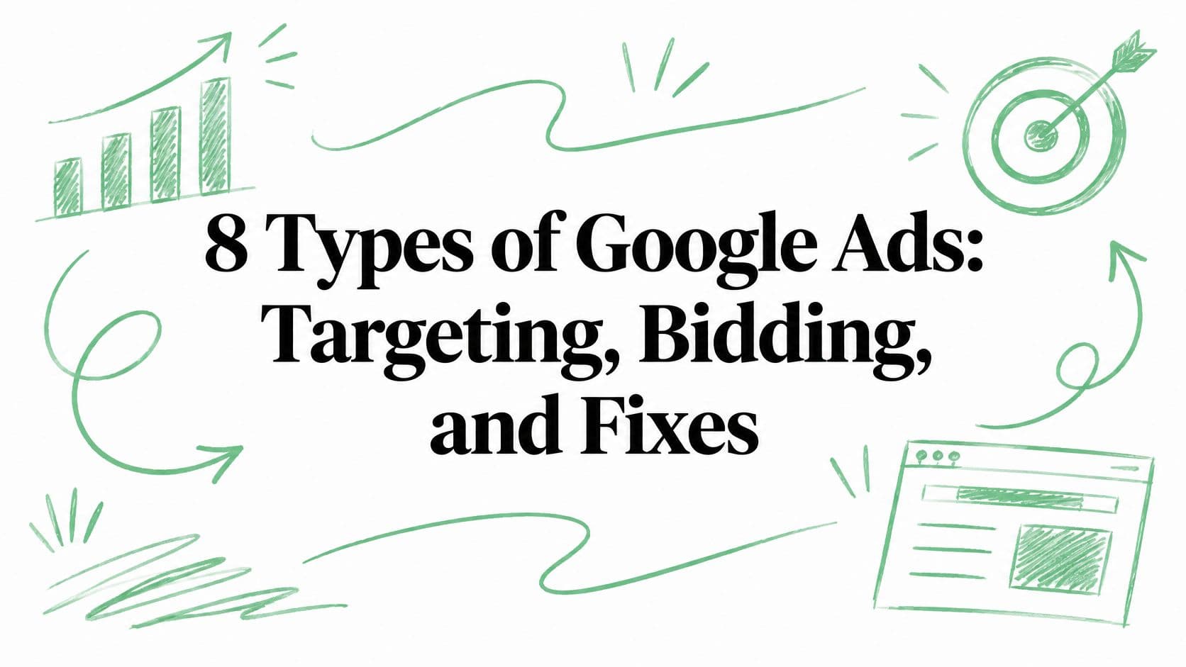 8 Types of Google Ads: Targeting, Bidding, and Fixes