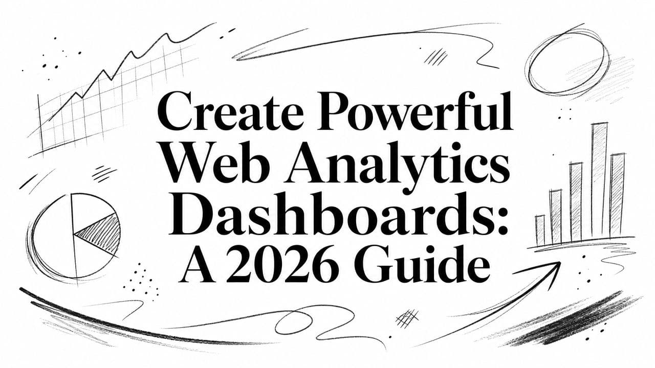 Create Powerful Web Analytics Dashboards: A 2026 Guide
