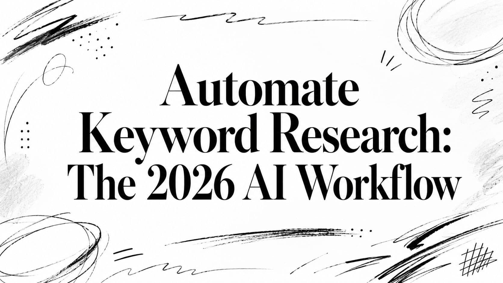Automate Keyword Research: The 2026 AI Workflow