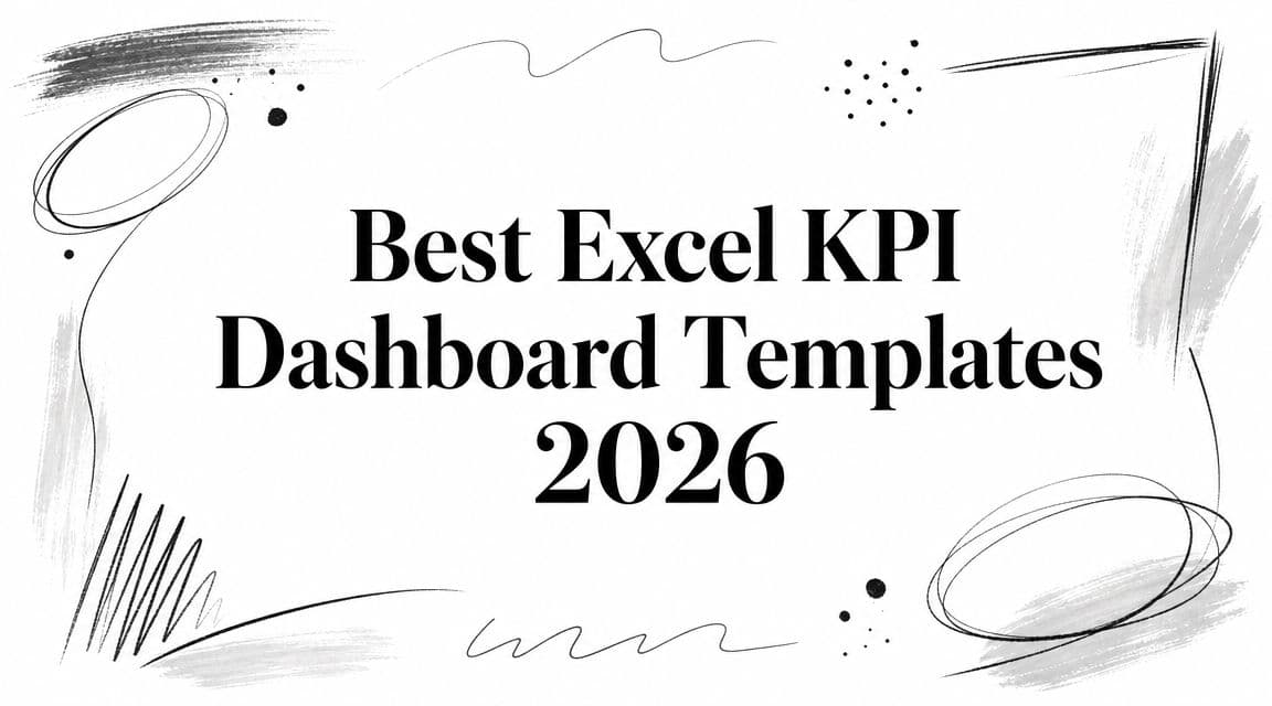 Best Excel KPI Dashboard Templates 2026