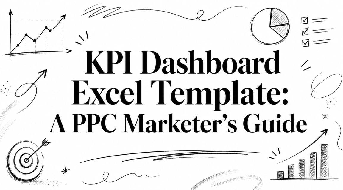 KPI Dashboard Excel Template: A PPC Marketer's Guide