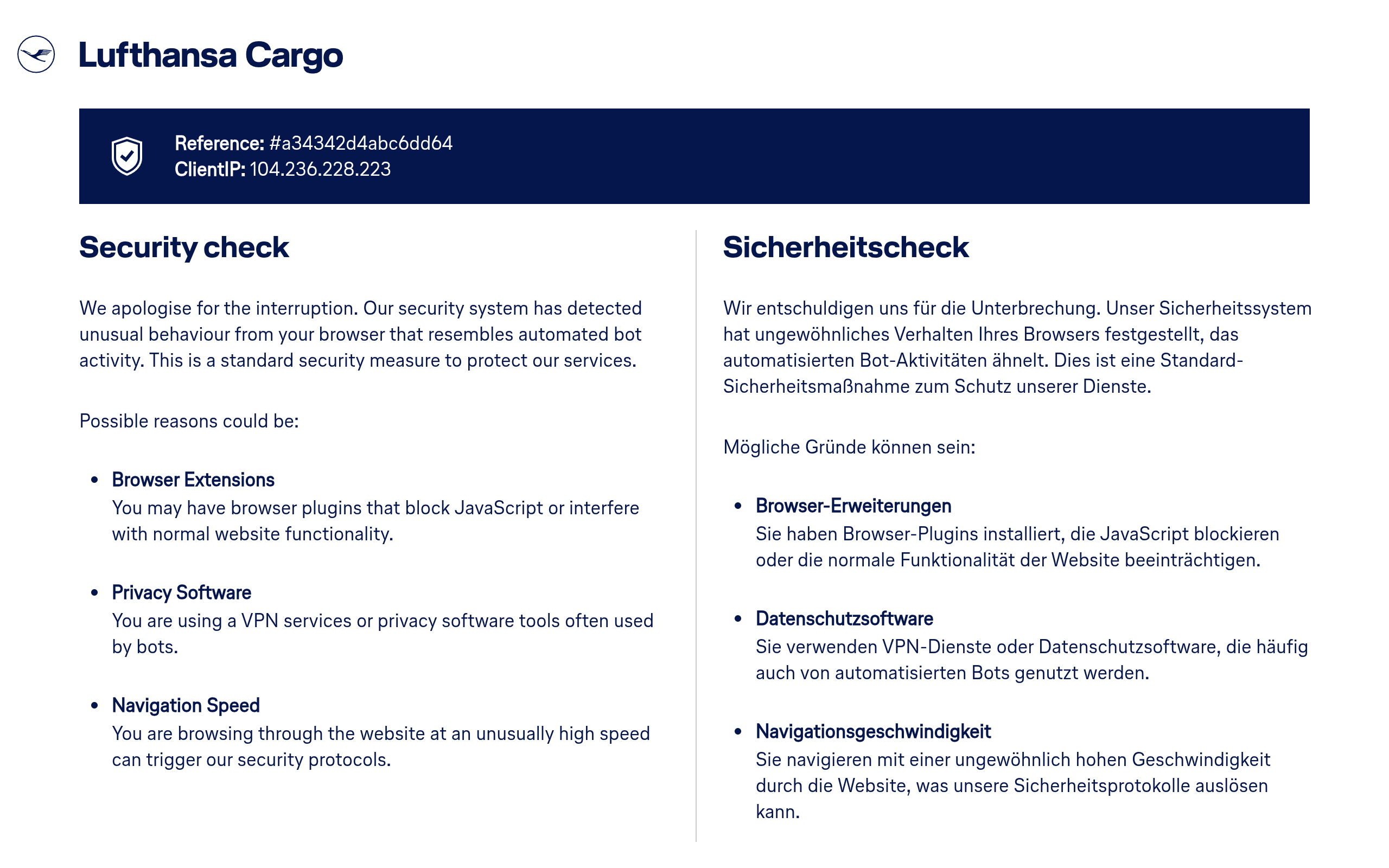 Lufthansa Cargo