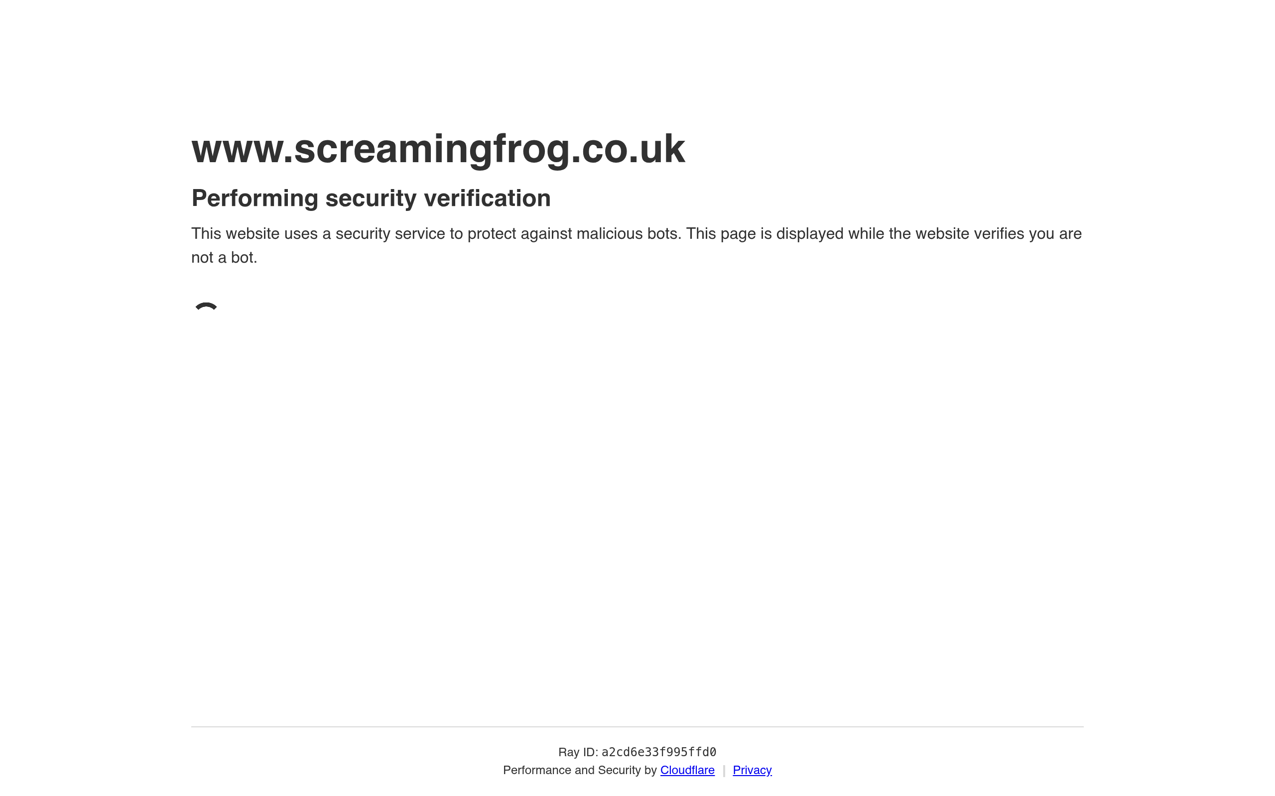 Screaming Frog SEO Spider