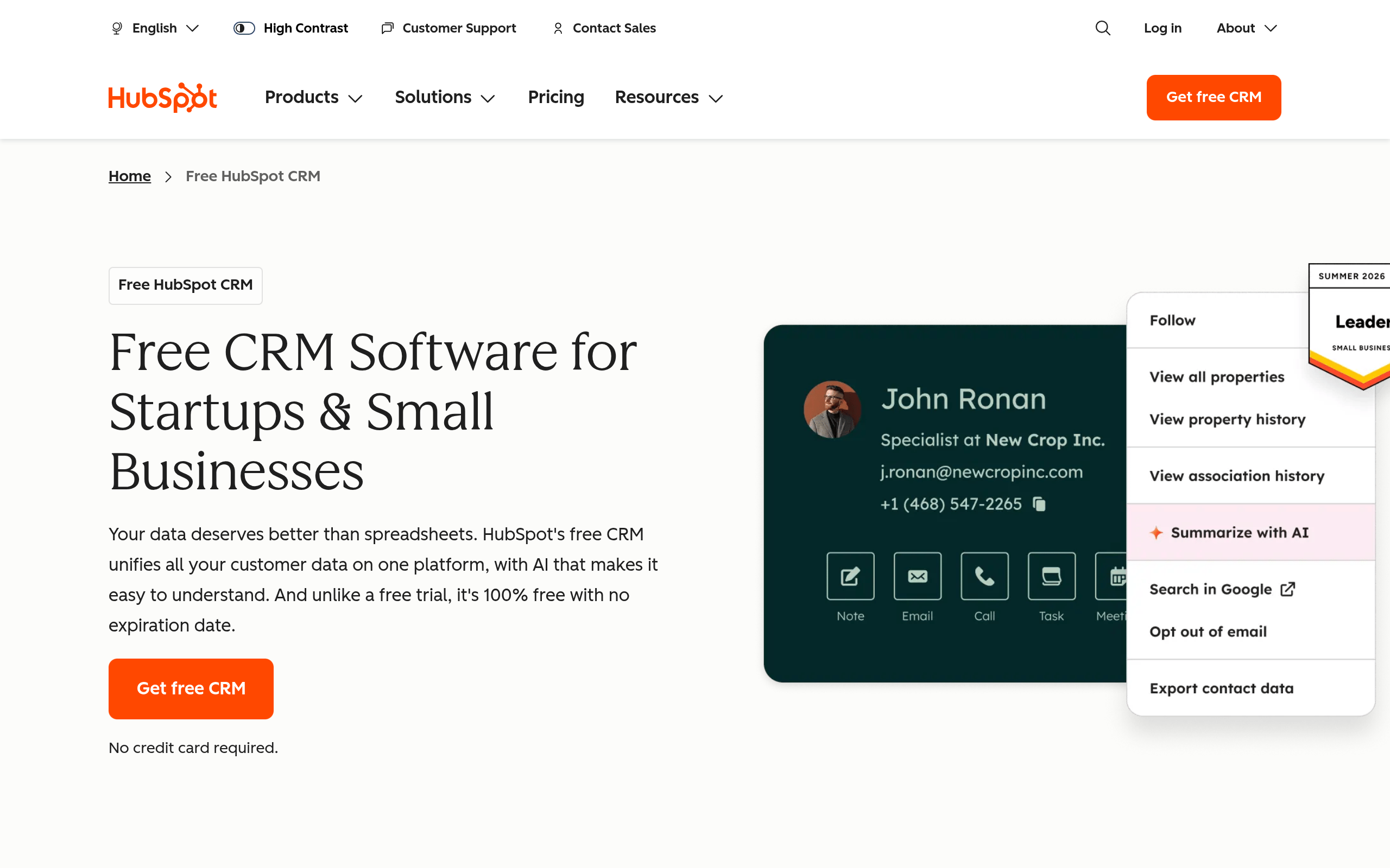 HubSpot CRM