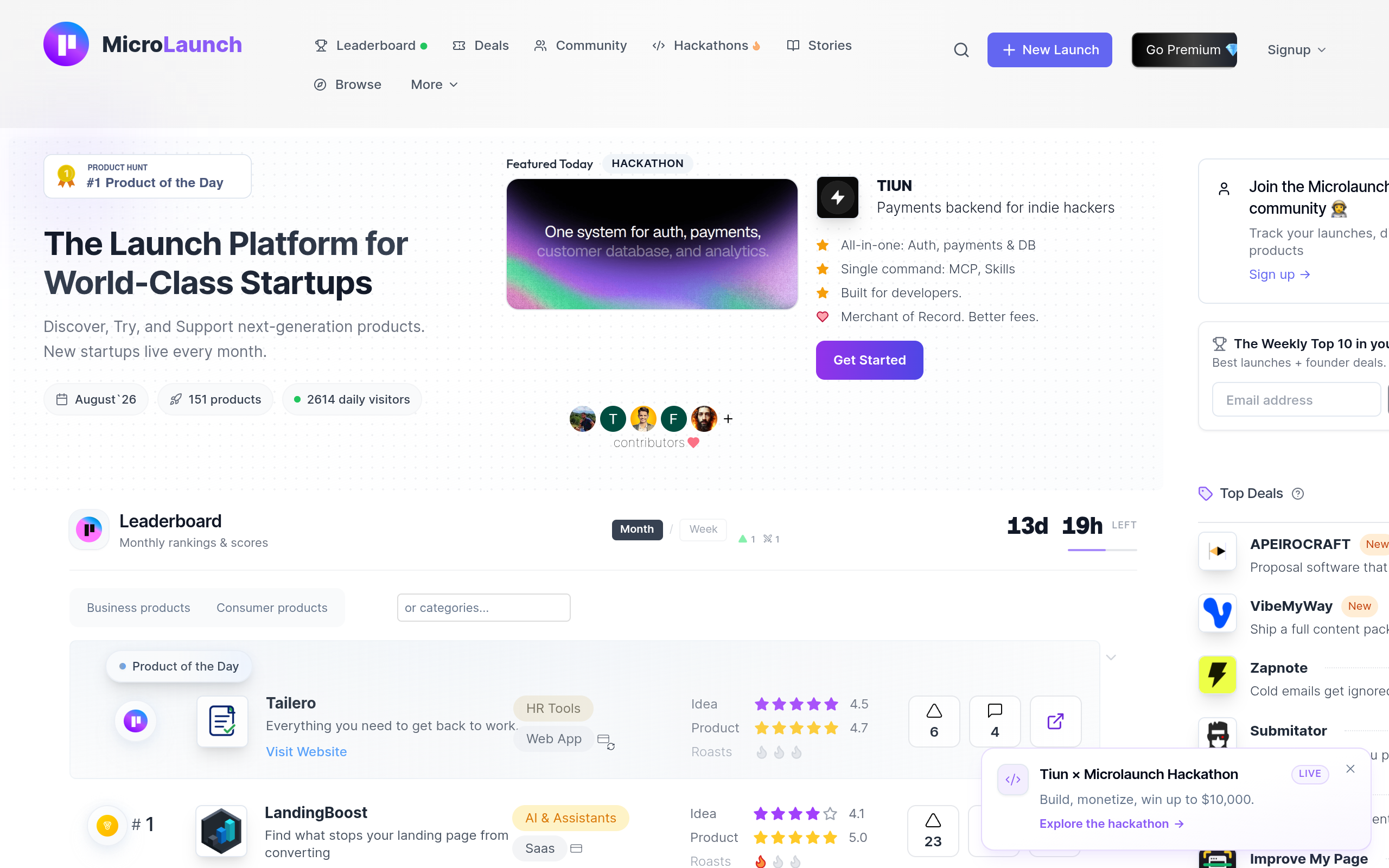 Microlaunch