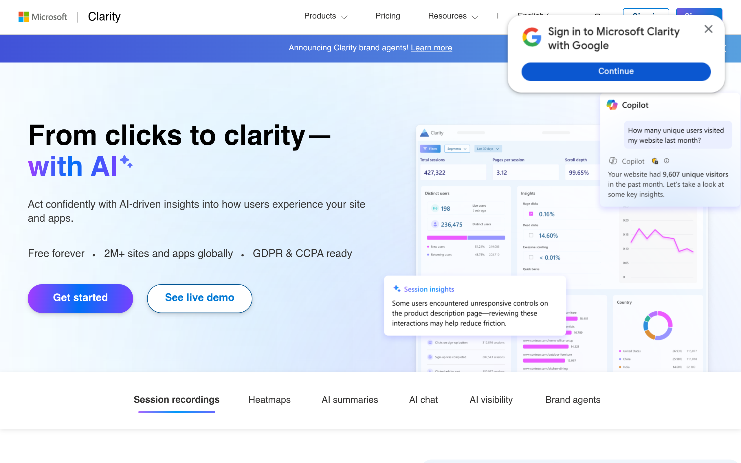 Microsoft Clarity