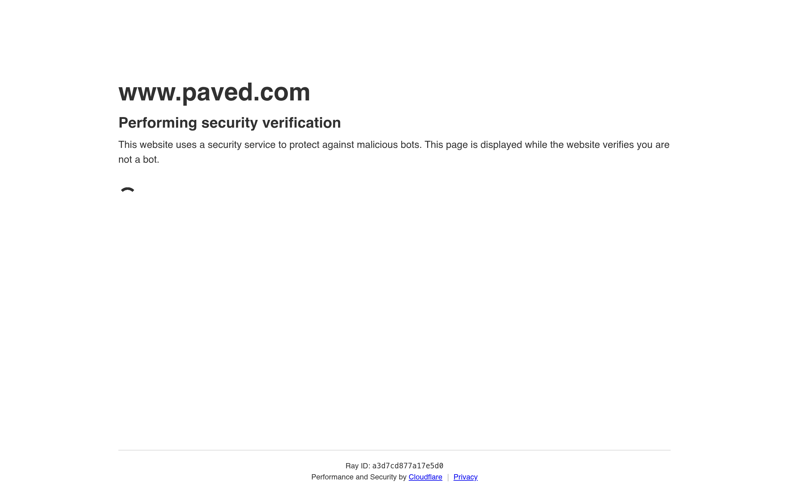 Paved