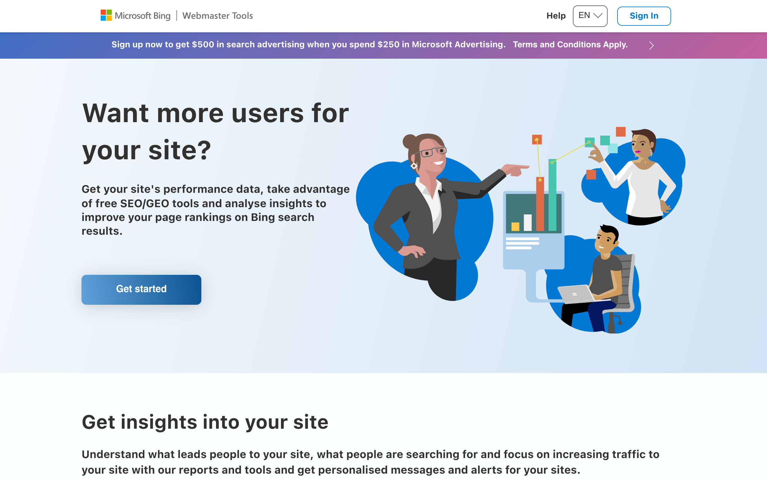 Bing Webmaster Tools