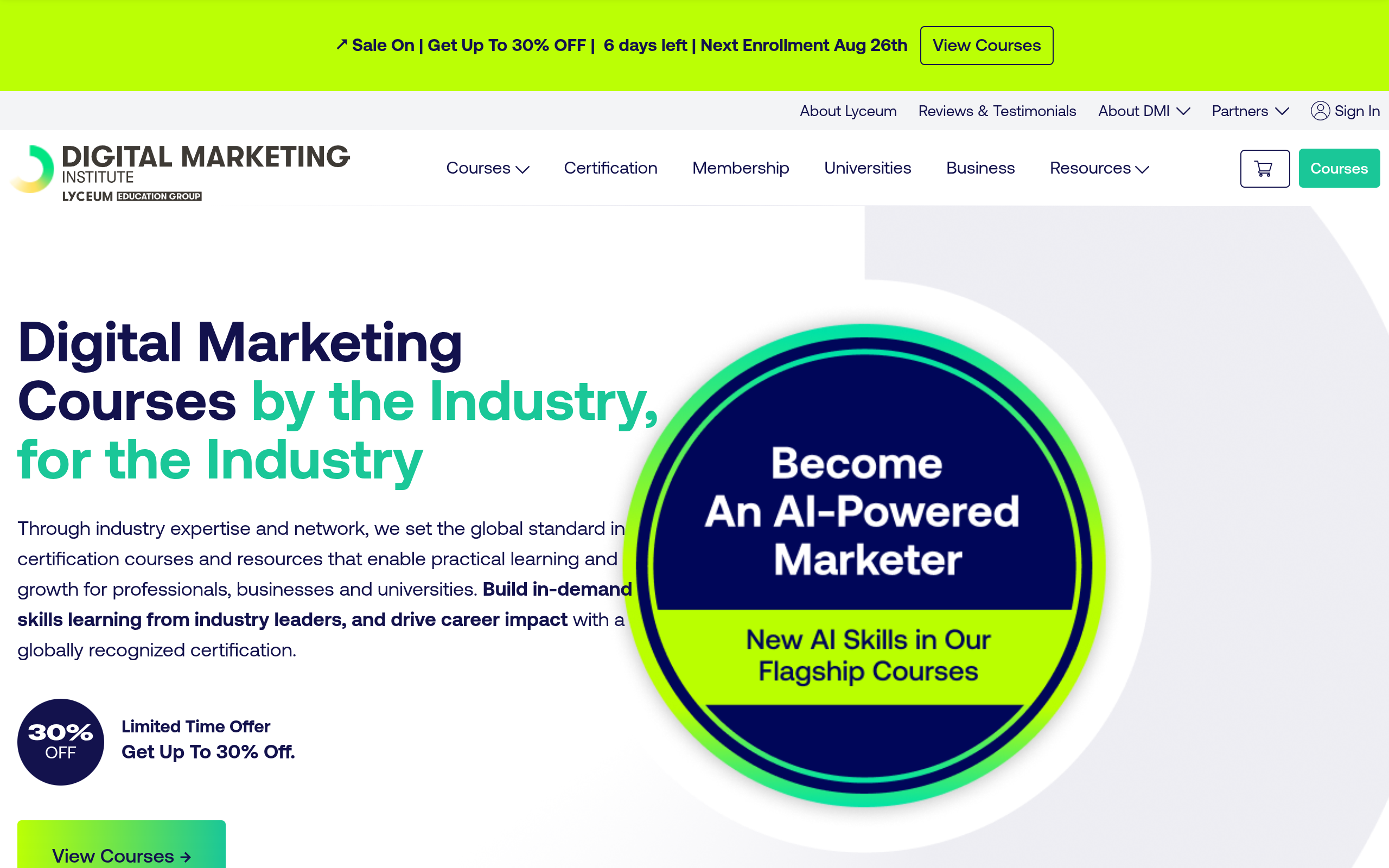 Digital Marketing Institute Professional Diploma